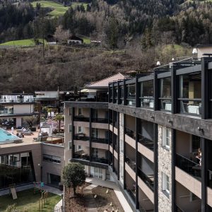 Panoramic sliding windows, Hotel Quellenhof
